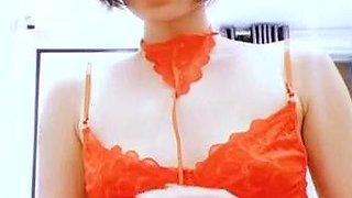 POV close up asian gf blowjob