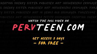 Horny Teen Roommate Sneaky Blowjob Caught on Cam Big Natural Tits