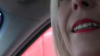 Cute Blonde Mature Fucked in My Car 4935 2