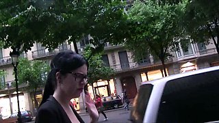 Bald dude fucks sweet brunette hardcore after hot blowjob