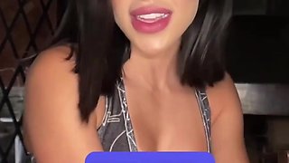Smallish 18yo Latina Gostosa GAGS on Gargle - Spunk in Throat on Audition