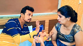 Desi stepmom Hotty Janu doggy style fucked hard by stepson in homemade Hindi Urdu sex video