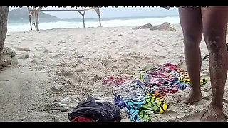 Fucking on the Beach Was a Delight While the Bathers Watched