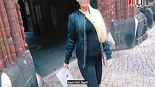 German Bi-milf With Sexy Tits Picks Up Young German Blonde At Street Casting