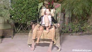 Viola Starr masturbates while she waits for meteor - WeAreHairy