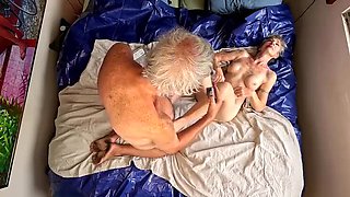 Hot Couple Uses Baby Oil for Slippery Fun - Creampie & Oiled Action