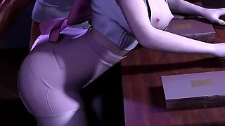 Bigboobs Beauty Nurse Fuck the Old Man - 3D Animation