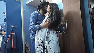 Vaishnavy And Sharun Raj Saree Lip Lock Romance , Armpit Lick Romance With Navel Lick And Lip Lock, Mallu Couple Love With Hot Kiss