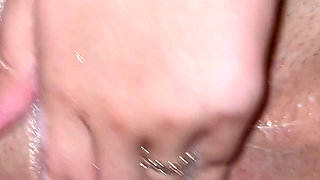 Thick Creampie Compilation! Showering My Pussy Closeup!