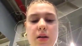 Training and Masturbate in the Gym