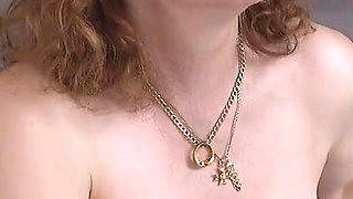 Mature Redhead Ffion Masturbates in Bed with Her Favorite Toy!