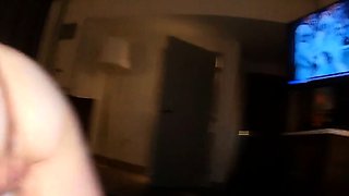 Squirting BBW Step Mom Gives POV Blowjob in Hotel Room
