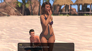No More Cash 4 - Toby Pressing His Landlady's Breasts at the Beach