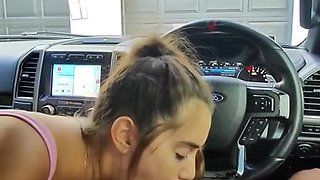 Jadeteen Teases POV Big Black Dick Car Passion
