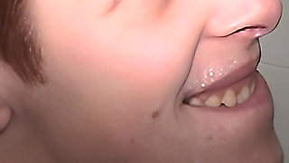 Louisa Washing Her Teeth with Cum and Piss