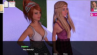 Melody is a fresh-faced blonde teen exploring her curves