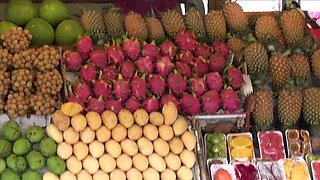 Homemade Thai Milf Fingers Herself Hard with Big Mango - Extreme Squirting & Aggressive Masturbation