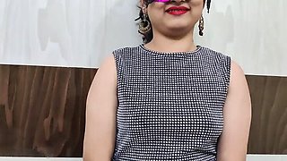 Hot Indian Malayali Aunty SanaThomas Fucks Director in Casting Couch - Blowjob, Cumshot & Dirty Talk