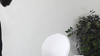 Mistress Cleo Squirts Toilet Water Into the Mouth of the Slave Lying in the Toilet Box