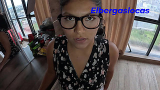 My boss asks me to sleep with him to give me the promotion, because I have no choice but to enjoy his fuck