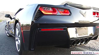 Cuties Dillion Harper & Karlee Grey Are Having Car Issue but Have No Moolah for a Tow - Time to Improvise!