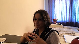 Teacher fucked his student on the table