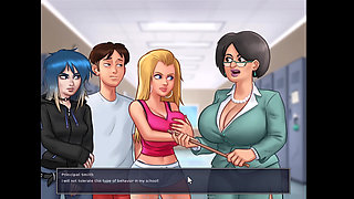 Summertime Saga - Jenny got pregnant - Diana gave me a handjob under the table - new science project is amazing FH