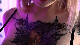 Lesbian Babes with Big Boobs Using Vibrators