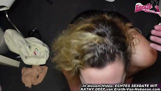 German BBW MILF Lina Fitness Backstage Fuck