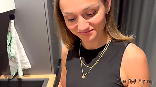 Perverted Voyeur Fucks Teen in the Kitchen!