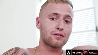 Tireless Steve Rickz and Adira Allure - bisexual male movie - We Swing Both Ways