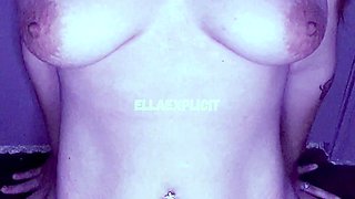 Hot amateur teen girl with big boobs toying pussy on cam