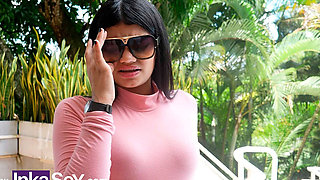 Inka Sex - Colombian Teen Doesn't Like Cum and Ends up Swallowing It with Disgust