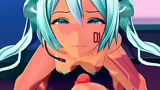 Miku blowjob dark (Voice & Music) [Nubilia]