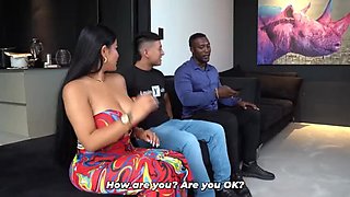 Cuckold Husband Catches His Busty Latina Wife Cheating With His Best Friend