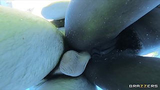 Exciting ebony MILF sex breathtaking clip