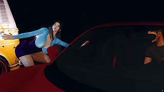 3D Huge Boobs Slut Naked Her Perfect Boobs Cheating with Big Dick