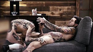 Joanna Angel and Kenzie Reeves getting their eager holes hammered