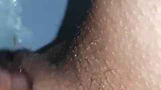 In a Public Toilet, I Jerk off and Pee at the Same Time