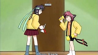 Gentle female at anime video