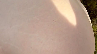 Outdoor Forest Fun - Wet Handjob, Deep Blowjob and Risky Doggy Fuck