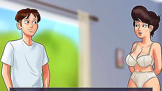 Dabby And Anone Make Hot Seens In Her Room With Car Toon