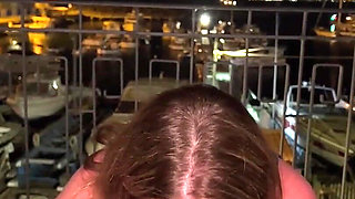 My First Time Swallowing on Camera. in a Little Marina on the Amalfi Coast.
