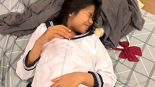 Cumpilation #1 the Best Facial on a 18 Years Old Asian