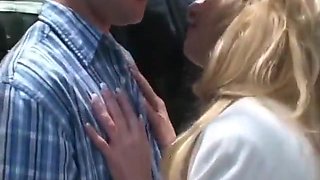 Blonde Milf Neatly Shaved Cunt Is Fucked On A Lawn Chair By A Stud With Samantha Taylor