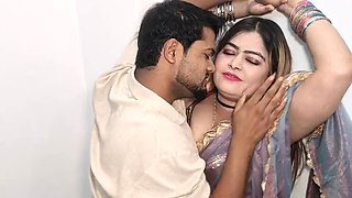 Desi Indian Bhabhi Hardcore Sex With Devar In Front Of Wife - Blowjob, Doggy, BDSM