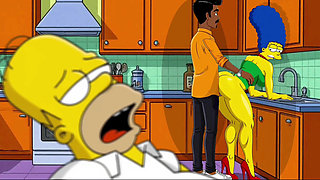 Married Housewife Fucked Anal in the Kitchen