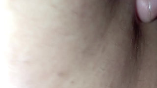 Lovely asian wife moaning while under arm licking