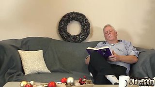 Retired Cop Fucks Young Teen Sasha Sparrow and Cums in Her Mouth