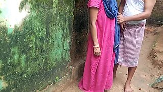 Horny Indian Roommate Fucks Hard in Outdoor College Scene - Trilokinath